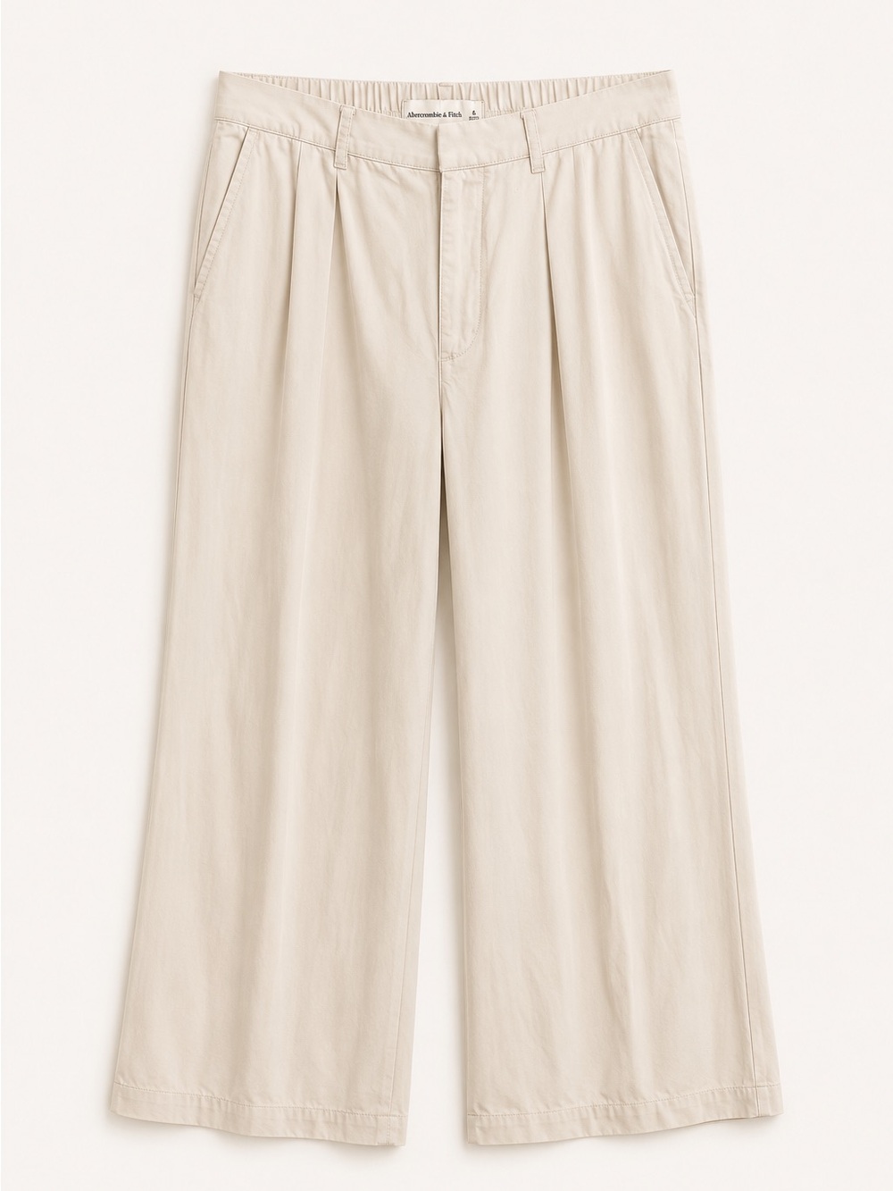 Abecrombie Lightweight Cotton Trouser - Beige